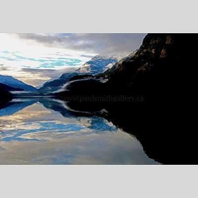 Upper Campbell Lake Landscape Reflections